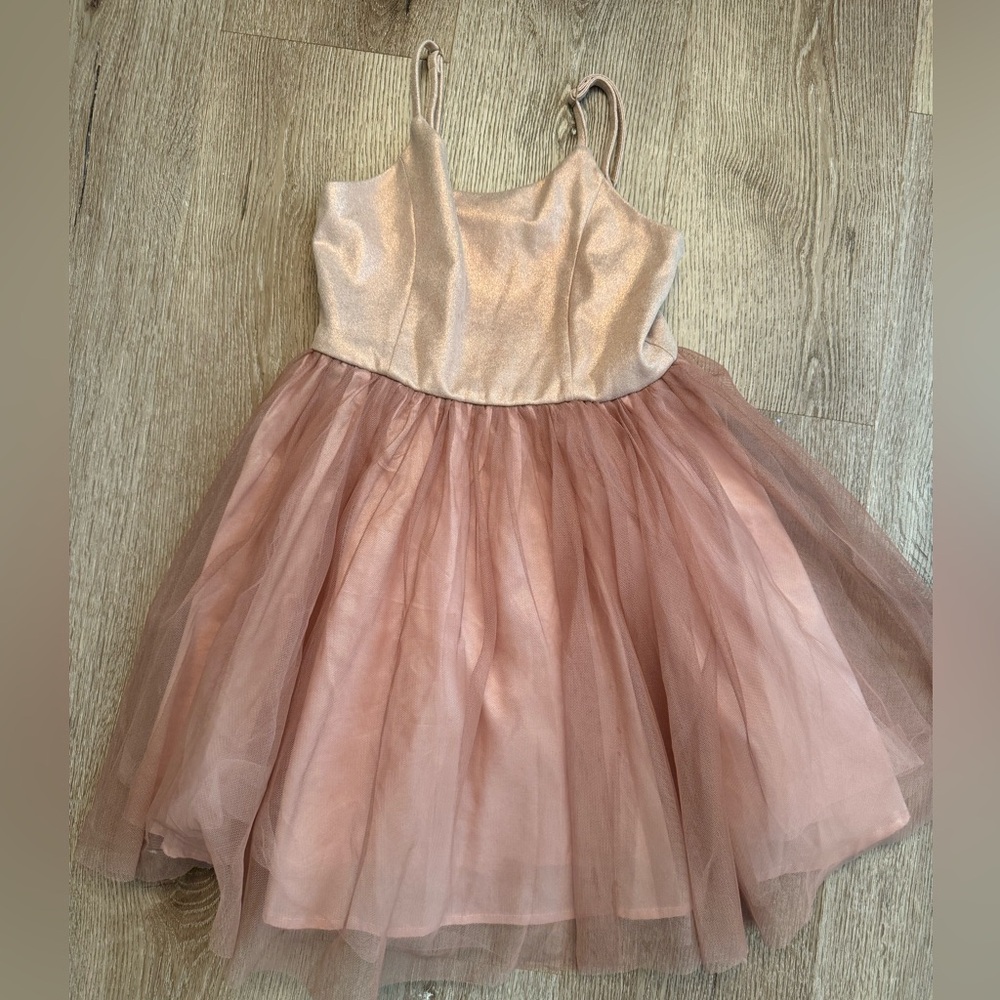 Zenzi Target Girls 6/7 pink tulle sparkle dress fancy ballerina